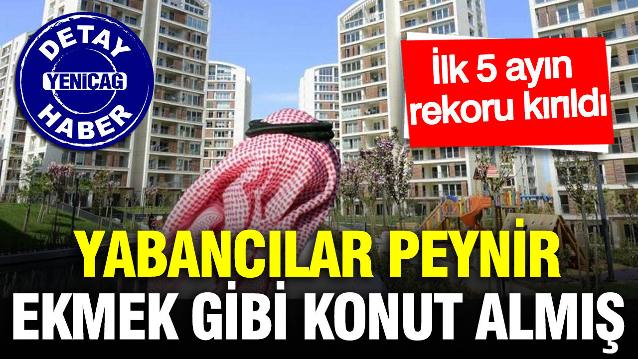 Ilk 5 ayin rekoru kirildi yabancilar peynir ekmek gibi konut almis Fd6S4dF7