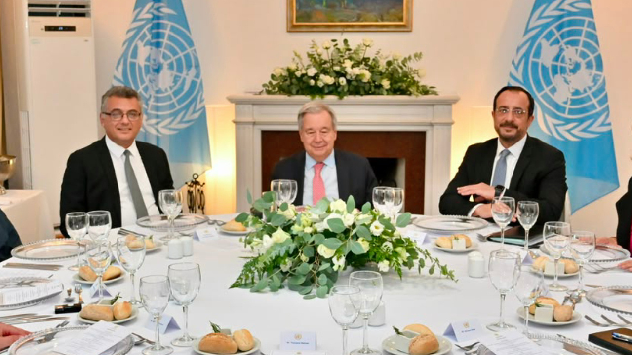 Kibrista kritik zirve erhurman guterres ve gkry lideri ile bir araya geldi 55WbmsBY